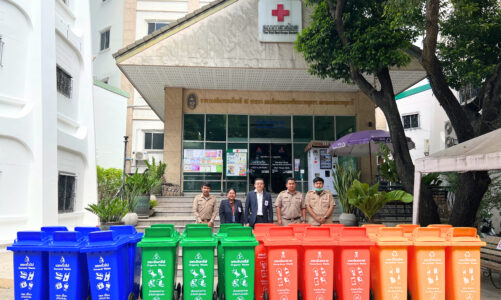 AIDSID : Green Red Cross สังคมน่าอยู่ ทิ้งขยะให้ถูกถัง ช่วยลดโลกร้อน